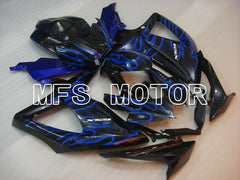 Suzuki GSXR600 GSXR750 2008-2010 Injection ABS Fairing - Flame - Blue - MFS2422 - Fairings Kit