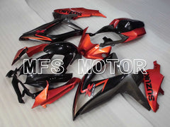 Suzuki GSXR600 GSXR750 2008-2010 Injection ABS Fairing - Factory Style - Black Orange - MFS2426 - Fairings Kit