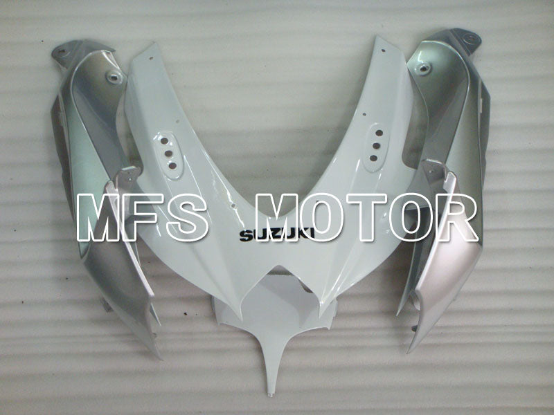 Suzuki GSXR600 GSXR750 2008-2010 Injection ABS Fairing - Factory Style - White Silver - MFS2428 - Fairings Kit
