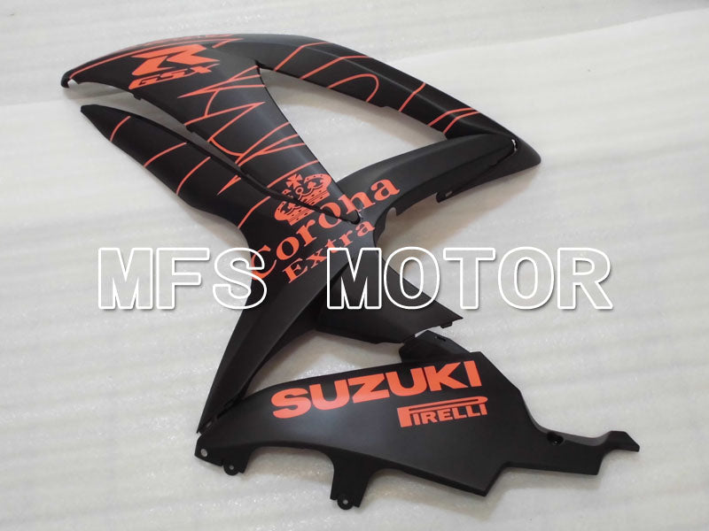 Suzuki GSXR600 GSXR750 2008-2010 Injection ABS Fairing - Corona - Black Orange - MFS2451 - Fairings Kit