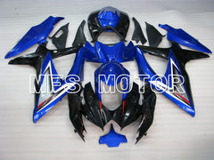 Suzuki GSXR600 GSXR750 2008-2010 Injection ABS Fairing - Factory Style - Black Blue - MFS2458 - Fairings Kit