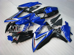 Suzuki GSXR600 GSXR750 2008-2010 Injection ABS Fairing - Factory Style - Black Blue - MFS2458 - Fairings Kit