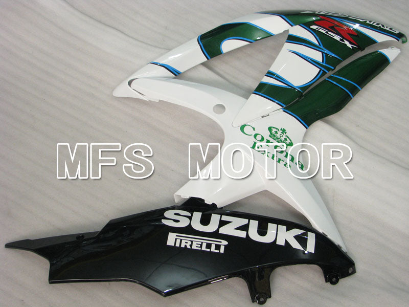 Suzuki GSXR600 GSXR750 2008-2010 Injection ABS Fairing - Corona - White ArmyGreen - MFS2468 - Fairings Kit