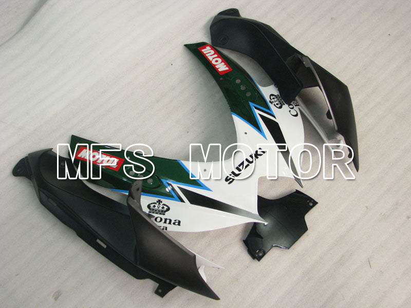 Suzuki GSXR600 GSXR750 2008-2010 Injection ABS Fairing - Corona - White ArmyGreen - MFS2468 - Fairings Kit
