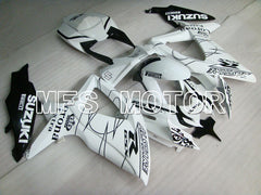 Suzuki GSXR600 GSXR750 2008-2010 Injection ABS Fairing - Corona - Black White - MFS2486 - Fairings Kit