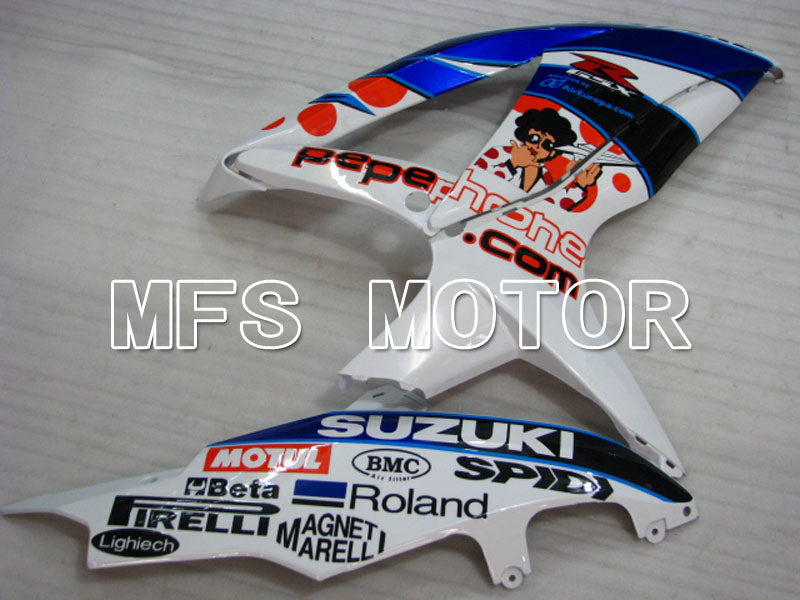 Suzuki GSXR600 GSXR750 2008-2010 Injection ABS Fairing - MOTUL - Blue White - MFS2487 - Fairings Kit