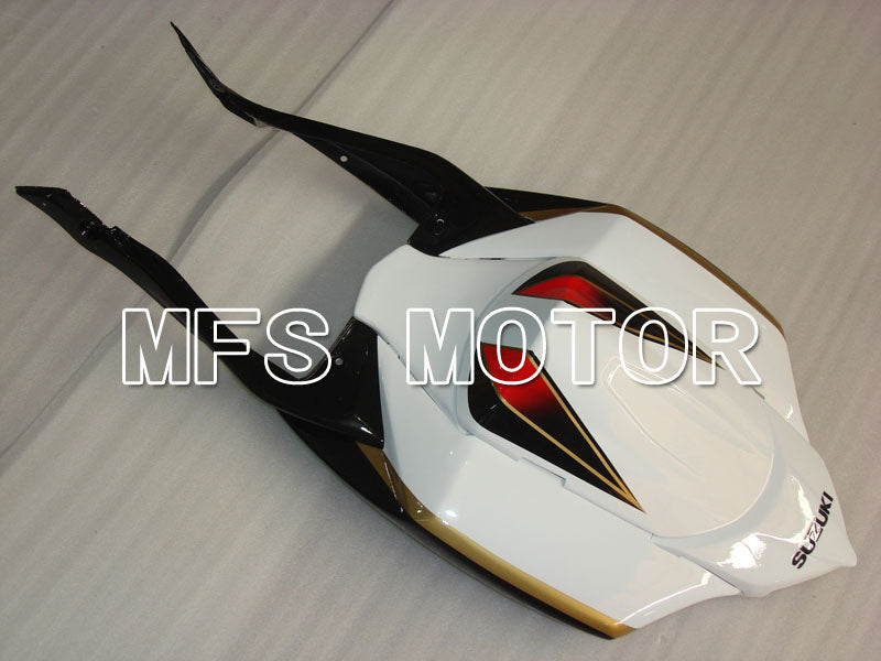 Suzuki GSXR600 GSXR750 2008-2010 Injection ABS Fairing - VIRU - Black White - MFS2491 - Fairings Kit