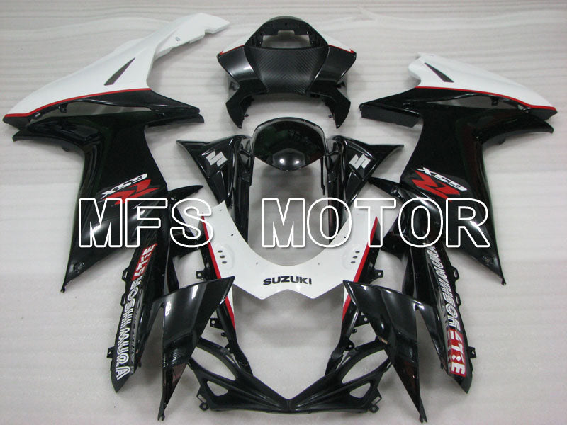 Suzuki GSXR600 GSXR750 2011-2024 Injection ABS Fairing - YOSHIMURA - Black White - MFS2503 - Fairings Kit