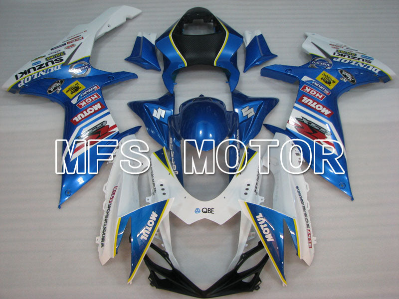 Suzuki GSXR600 GSXR750 2011-2024 Injection ABS Fairing - MOTUL - Blue White - MFS2514 - Fairings Kit