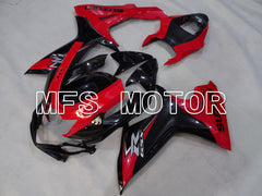 Suzuki GSXR600 GSXR750 2011-2024 Injection ABS Fairing - Factory Style - Black Red - MFS2525 - Fairings Kit
