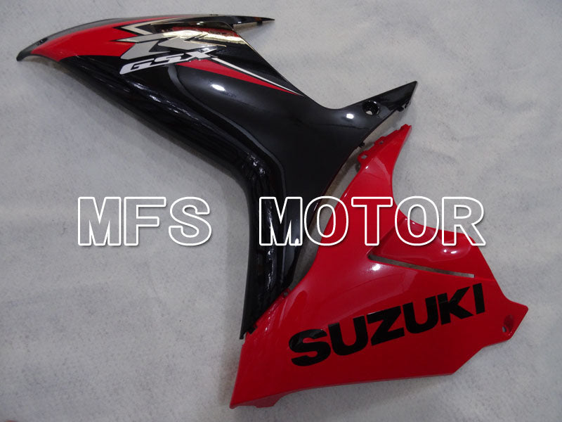 Suzuki GSXR600 GSXR750 2011-2024 Injection ABS Fairing - Factory Style - Black Red - MFS2525 - Fairings Kit