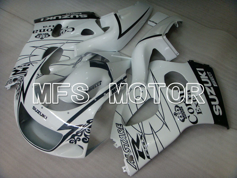 Suzuki GSXR750 1996-1999 ABS Fairing - Corona - Black White - MFS6915 - Fairings Kit