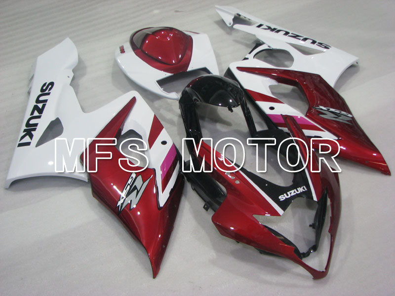 Suzuki GSXR1000 2005-2006 Injection ABS Fairing - Factory Style - Red White - MFS2657 - Fairings Kit
