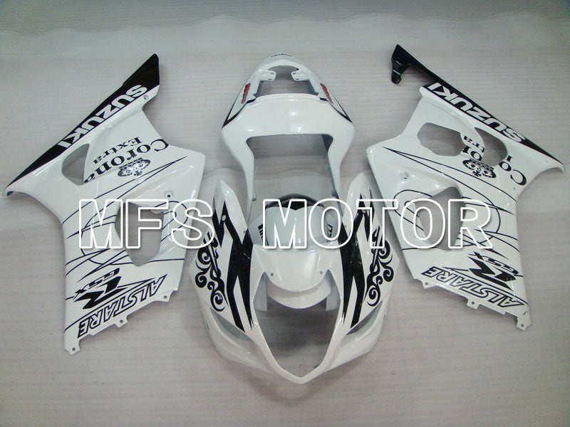 Suzuki GSXR1000 2003-2004 Injection ABS Fairing - Conora - Black White - MFS2572 - Fairings Kit