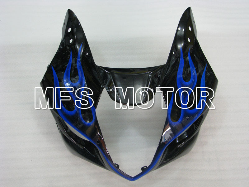 Suzuki GSXR1000 2003-2004 Injection ABS Fairing - Flame - Black Blue - MFS2579 - Fairings Kit