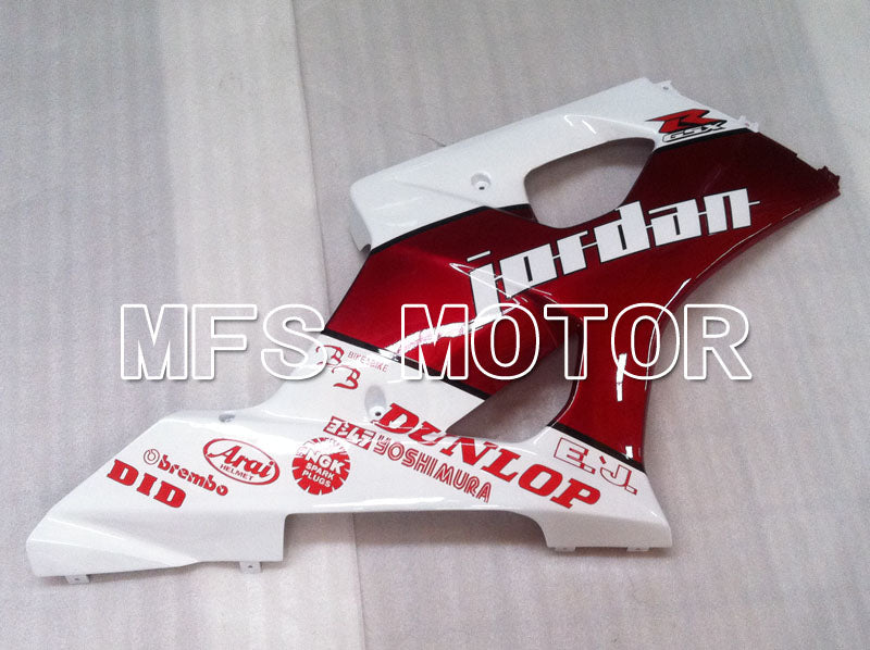 Suzuki GSXR1000 2003-2004 Injection ABS Fairing - Jordan - Red White - MFS2580 - Fairings Kit