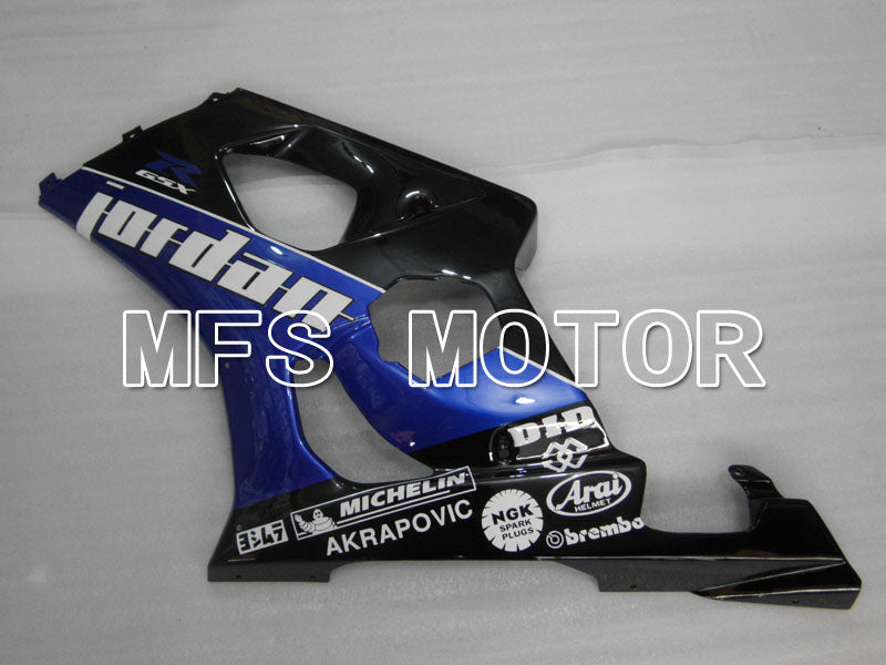 Suzuki GSXR1000 2003-2004 Injection ABS Fairing - Jordan - Black Blue - MFS2582 - Fairings Kit