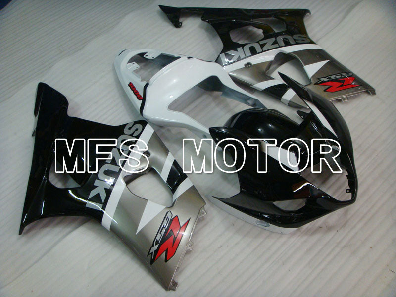 Suzuki GSXR1000 2003-2004 Injection ABS Fairing - Factory Style - Black Gray White - MFS2590 - Fairings Kit