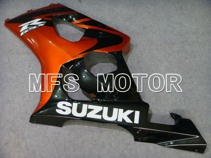 Suzuki GSXR1000 2003-2004 Injection ABS Fairing - Factory Style - Black Orange - MFS2592 - Fairings Kit