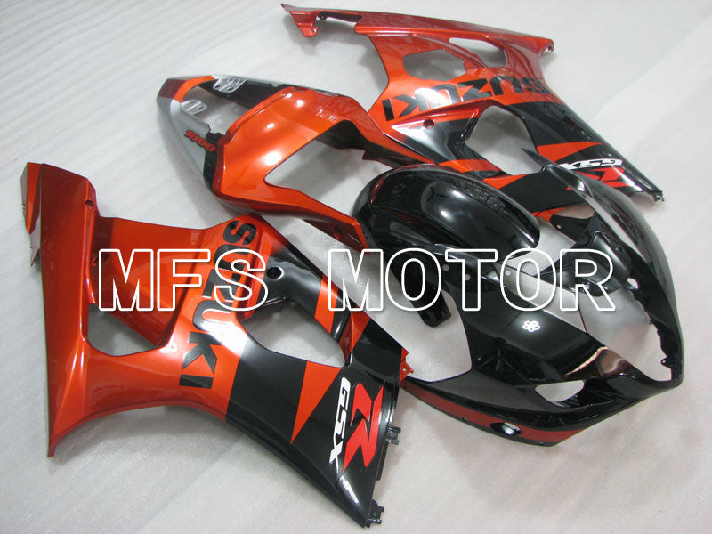 Suzuki GSXR1000 2003-2004 Injection ABS Fairing - Factory Style - Black Orange - MFS2593 - Fairings Kit
