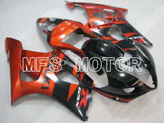 Suzuki GSXR1000 2003-2004 Injection ABS Fairing - Factory Style - Black Orange - MFS2593 - Fairings Kit