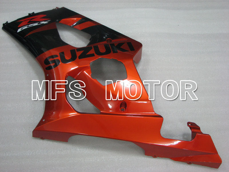 Suzuki GSXR1000 2003-2004 Injection ABS Fairing - Factory Style - Black Orange - MFS2593 - Fairings Kit