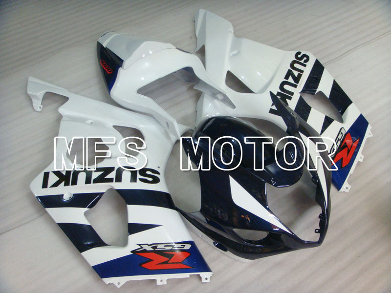 Suzuki GSXR1000 2003-2004 Injection ABS Fairing - Factory Style - Blue White - MFS2594 - Fairings Kit