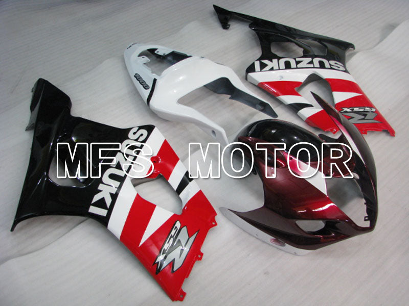 Suzuki GSXR1000 2003-2004 Injection ABS Fairing - Factory Style - Black Red White - MFS2600 - Fairings Kit