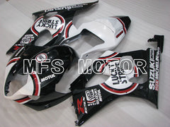 Suzuki GSXR1000 2003-2004 Injection ABS Fairing - Lucky Strike - Black White - MFS2609 - Fairings Kit