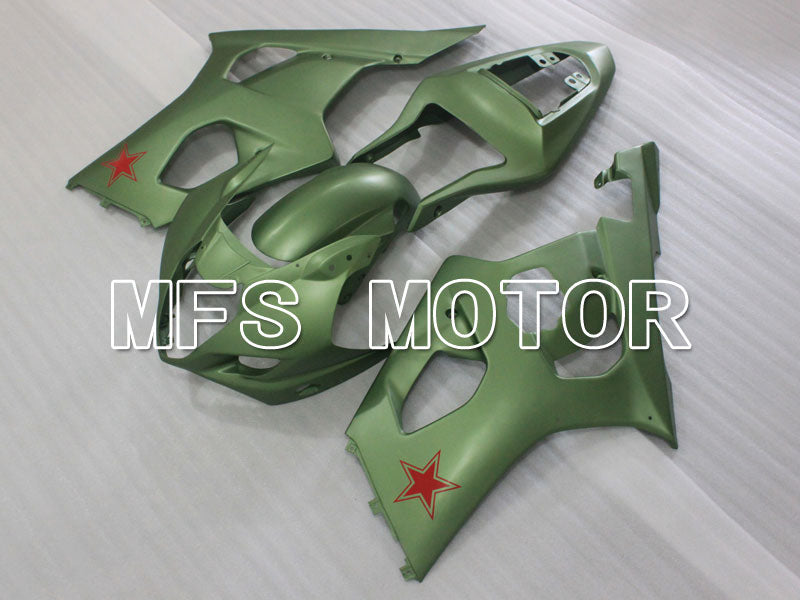 Suzuki GSXR1000 2003-2004 Injection ABS Fairing - Factory Style - ArmyGreen Matte - MFS2612 - Fairings Kit