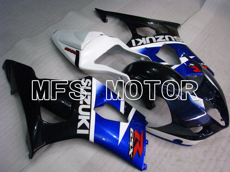 Suzuki GSXR1000 2003-2004 Injection ABS Fairing - Factory Style - Black Blue White - MFS2615 - Fairings Kit