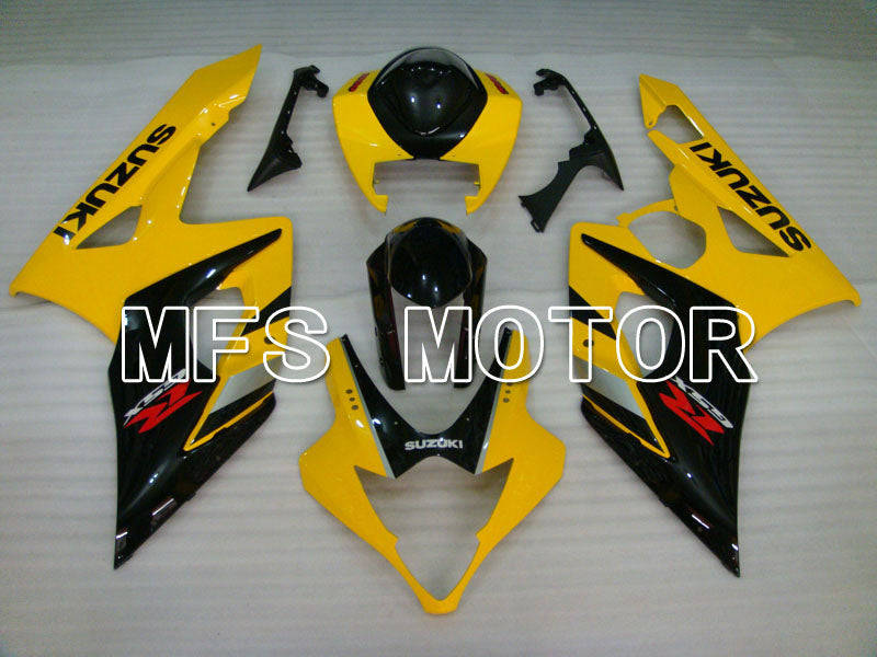 Suzuki GSXR1000 2005-2006 Injection ABS Fairing - Factory Style - Black Yellow - MFS2639 - Fairings Kit