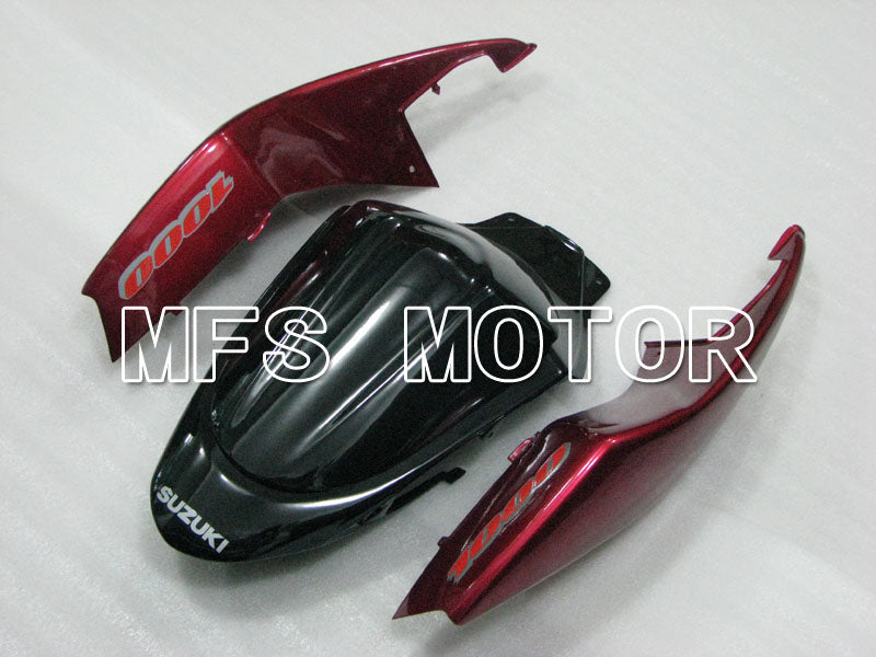 Suzuki GSXR1000 2005-2006 Injection ABS Fairing - Factory Style - Black Red - MFS2660 - Fairings Kit