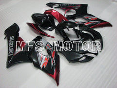 Suzuki GSXR1000 2005-2006 Injection ABS Fairing - Factory Style - Black Red - MFS2660 - Fairings Kit