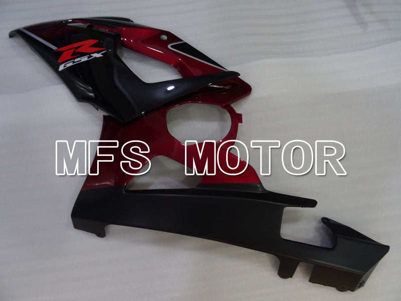 Suzuki GSXR1000 2005-2006 Injection ABS Fairing - Factory Style - Black Red - MFS2661 - Fairings Kit