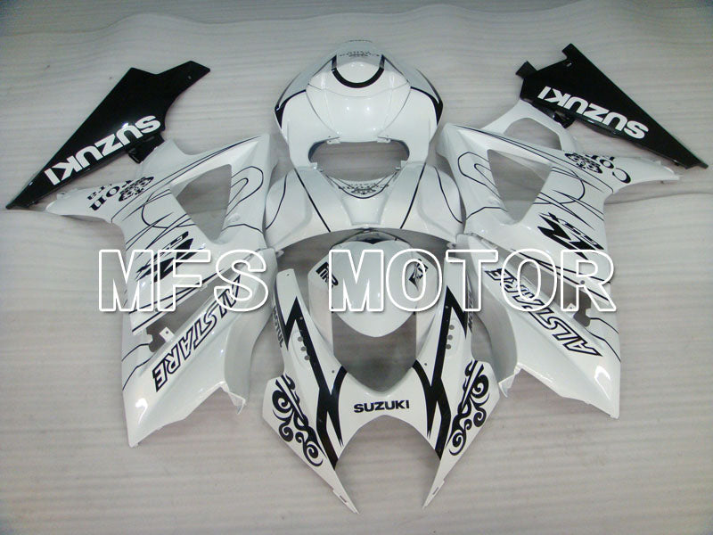 Suzuki GSXR1000 2007-2008 Injection ABS Fairing - Corona - Black White - MFS2666 - Fairings Kit