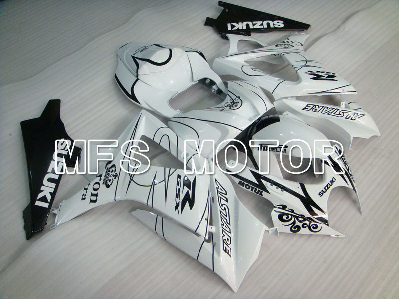 Suzuki GSXR1000 2007-2008 Injection ABS Fairing - Corona - Black White - MFS2666 - Fairings Kit