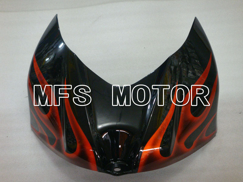 Suzuki GSXR1000 2007-2008 Injection ABS Fairing - Flame - Black Red - MFS2668 - Fairings Kit