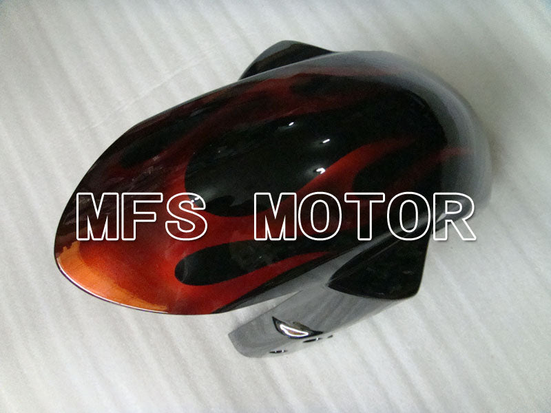 Suzuki GSXR1000 2007-2008 Injection ABS Fairing - Flame - Black Red - MFS2669 - Fairings Kit