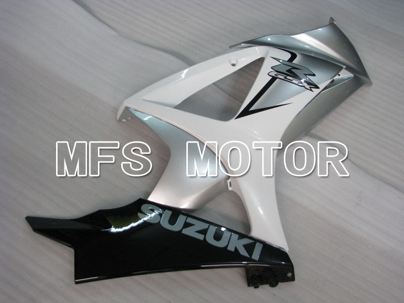 Suzuki GSXR1000 2007-2008 Injection ABS Fairing - Factory Style - White Silver - MFS2674 - Fairings Kit