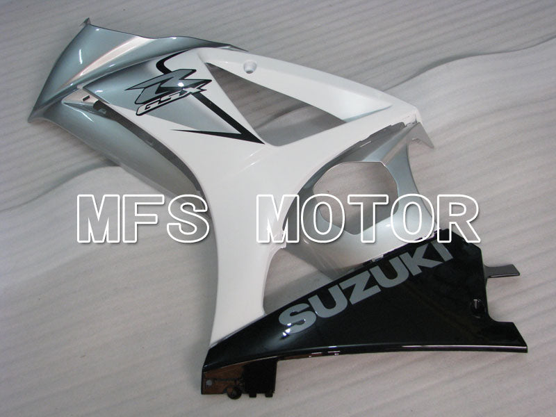 Suzuki GSXR1000 2007-2008 Injection ABS Fairing - Factory Style - White Silver - MFS2674 - Fairings Kit