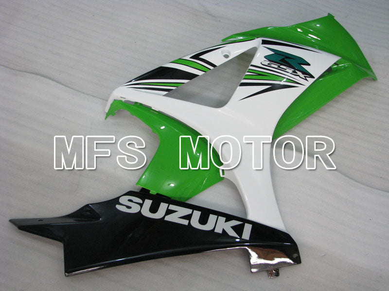 Suzuki GSXR1000 2007-2008 Injection ABS Fairing - Factory Style - White Green - MFS2676 - Fairings Kit