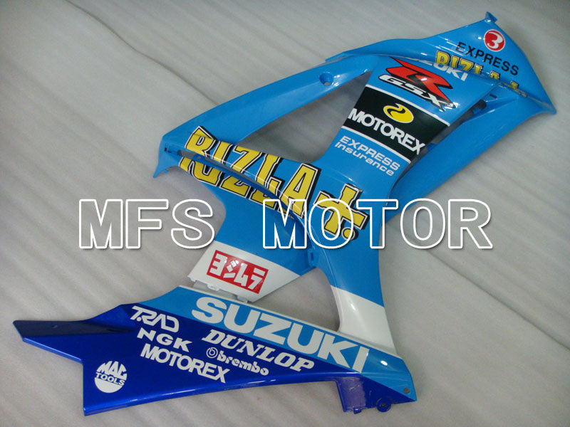 Suzuki GSXR1000 2007-2008 Injection ABS Fairing - Rizla+ - Blue - MFS2677 - Fairings Kit