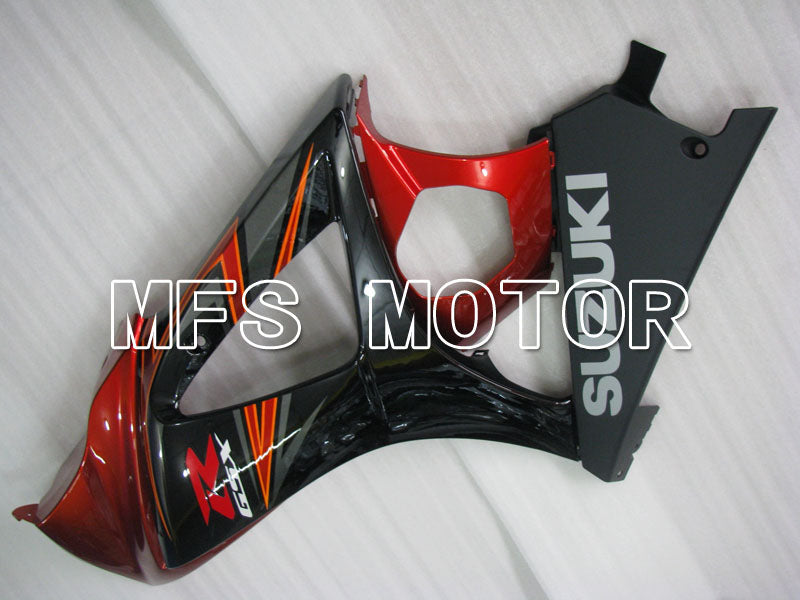 Suzuki GSXR1000 2007-2008 Injection ABS Fairing - Factory Style - Black Red - MFS2684 - Fairings Kit