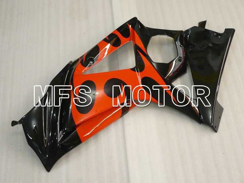 Suzuki GSXR1000 2007-2008 Injection ABS Fairing - Factory Style - Black Red - MFS2686 - Fairings Kit
