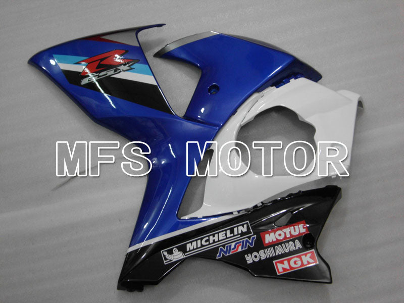 Suzuki GSXR1000 2009-2016 Injection ABS Fairing - Factory Style - White Blue - MFS2708 - Fairings Kit