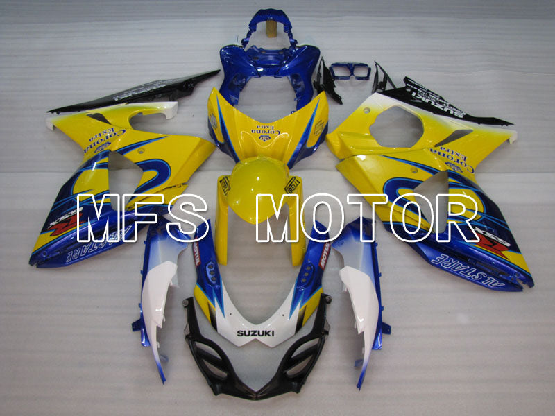 Suzuki GSXR1000 2009-2016 Injection ABS Fairing - Corona - Yellow Blue - MFS2714 - Fairings Kit