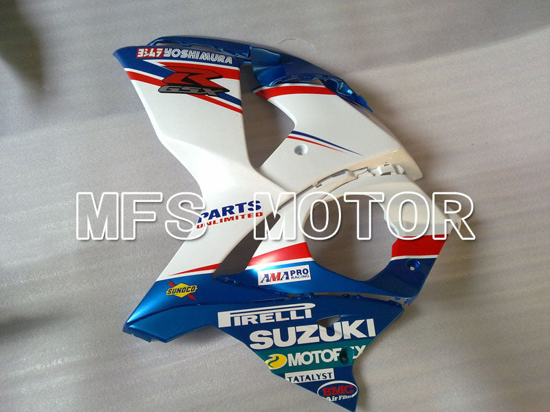 Suzuki GSXR1000 2009-2016 Injection ABS Fairing - Customize - White Blue - MFS2715 - Fairings Kit