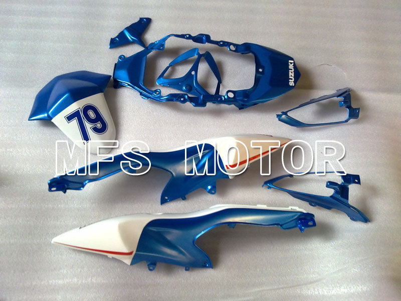 Suzuki GSXR1000 2009-2016 Injection ABS Fairing - Customize - White Blue - MFS2715 - Fairings Kit