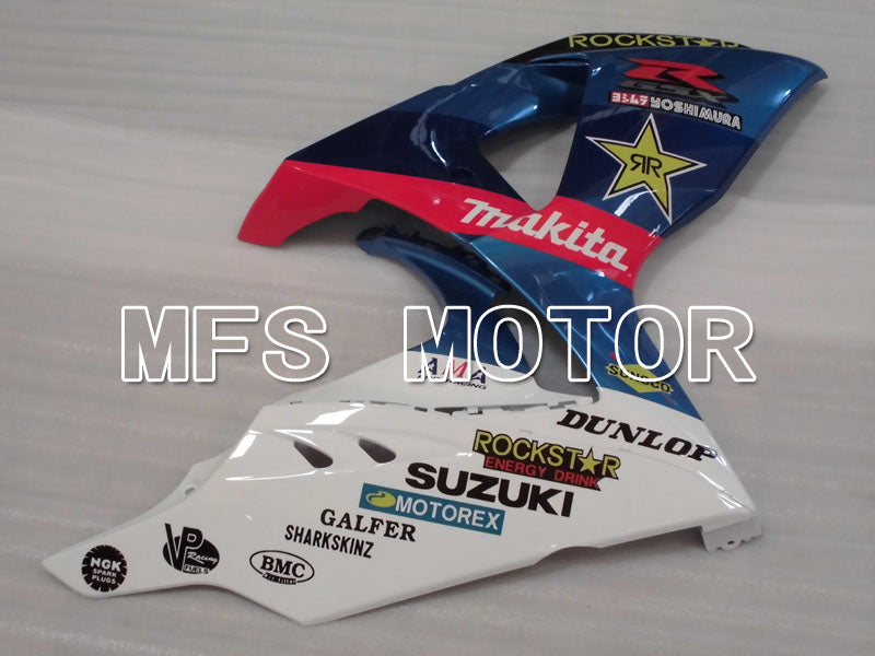 Suzuki GSXR1000 2009-2016 Injection ABS Fairing - Rockstar - White Blue - MFS2718 - Fairings Kit